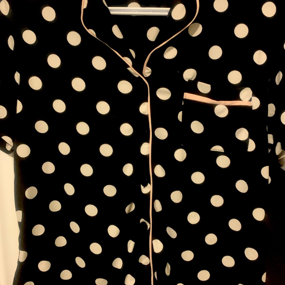 Polka dot pjs with short